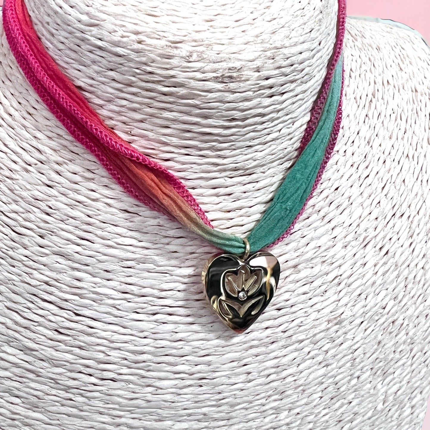 Silk Ribbon Heart